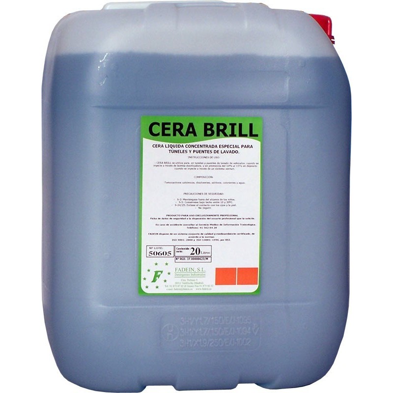 Cera líquida especial para túneles y puentes de labado. Comprar detergentes, champú, abrillantador en VenusCatalogo.com Cera líquida especial para túneles y puentes de labado. Comprar detergentes, champú, abrillantador en VenusCatalogo.com