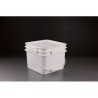 Bote de 3kg con 150 bolsitas higienizantes aroma naranja-limón. Compra accesorios de baño industriales en VenusCatalogo.com