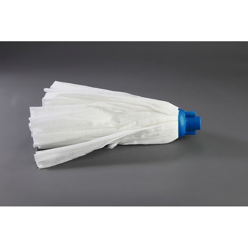 Fregona tiras viscosa blancas 140g. Compra accesorios de baño industriales en VenusCatalogo.com