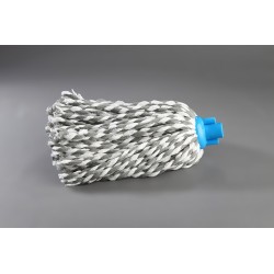 Fregona microfibra blanca-gris 115g. Compra accesorios de baño industriales en VenusCatalogo.com