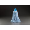 Fregona microfibra azul-blanco 180g (hccp). Compra accesorios de baño industriales en VenusCatalogo.com