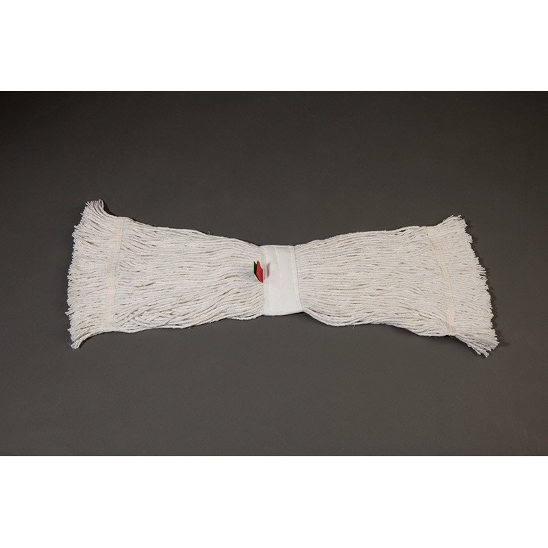 Fregona industrial Kentucky algodón crudo 400g cosida. Compra accesorios de baño industriales en VenusCatalogo.com