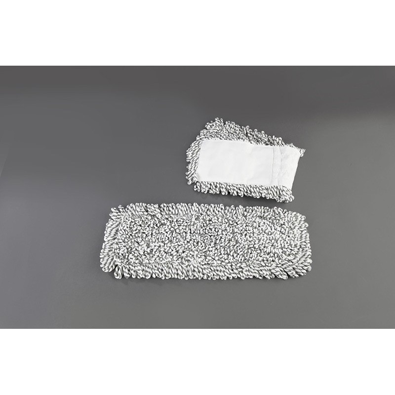 Recambio mopa esp 45x14 microfibra blanco/gris (banda hccp). Compra accesorios de baño industriales en VenusCatalogo.com