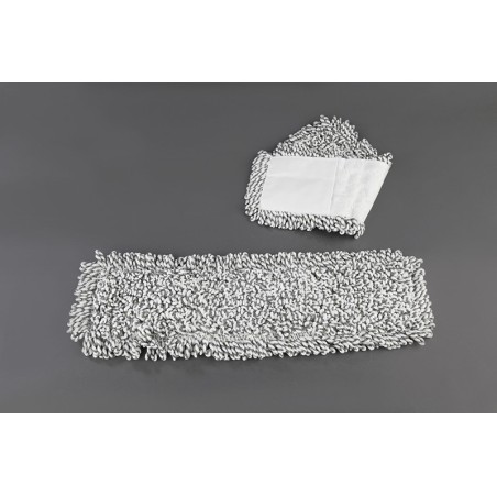 Recambio mopa esp 60x14 microfibra blanco/gris (banda hccp). Compra accesorios de baño industriales en VenusCatalogo.com