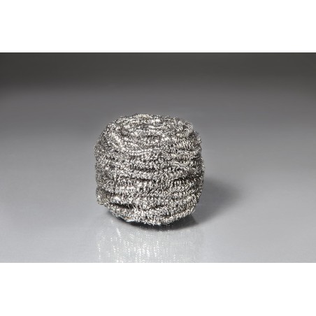 Estropajo bola acero inox 40g. Compra accesorios de baño industriales en VenusCatalogo.com