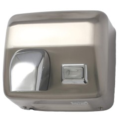 Secamanos OURAGAN Pulsador Acero Inox Satinado. Compra accesorios de baño para colectividades en VenusCatalogo.com