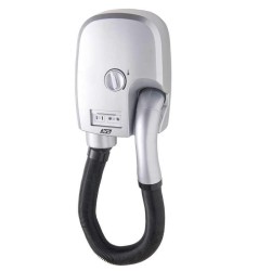 Secador de pelo HAWAI Plateado 550-1000w. Compra accesorios de baño para colectividades en VenusCatalogo.com