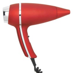 Secador de pelo ALTEO Rojo Metalizado con Enchufe 1875w . Compra accesorios de baño para colectividades en VenusCatalogo.com