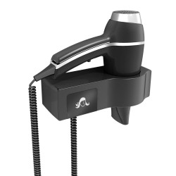 Secador de pelo ALTEO Negro con Soporte 1875w. Compra accesorios de baño para colectividades en VenusCatalogo.com