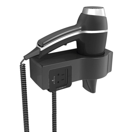 Secador de pelo ALTEO Soporte y Toma de Afeitar 1875w. Compra accesorios de baño para colectividades - VenusCatalogo.com
