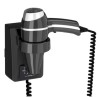 Secador de pelo CLIPPER Negro con Soporte y Toma de Afeitar 1400w - VenusCatalogo.com