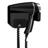 Secador de pelo CLIPPER Negro con Soporte Frontal 1400w. Compra accesorios de baño para colectividades en VenusCatalogo.com