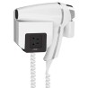 Secador de pelo CLIPPER Blanco con Soporte Frontal y Toma de Afeitar 1400w - VenusCatalogo.com