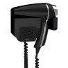 Secador de pelo CLIPPER Negro con Soporte Frontal y Toma de Afeitar 1400w -VenusCatalogo.com