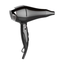 Secador de pelo LINEO Negro con enchufe 1600w. Compra accesorios de baño para colectividades en VenusCatalogo.com