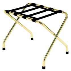 Soporte Maletas Metal Dorado Sin Respaldo. Compra accesorios de baño para colectividades en VenusCatalogo.com