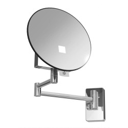 Espejo ECLIPS Redondo Con Luz Brazo Tubular. Compra accesorios de baño para colectividades en VenusCatalogo.com