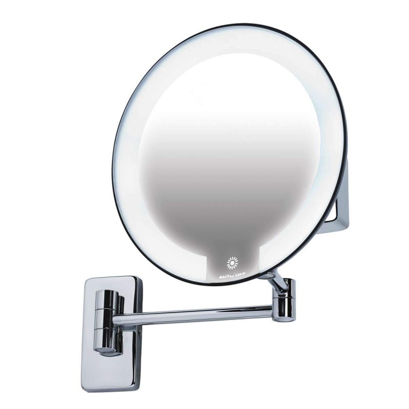 Espejo COSMOS Negro Con Luz Brazo Latón Tubular. Compra accesorios de baño para colectividades en VenusCatalogo.com Espejo COSMOS Negro Con Luz Brazo Latón Tubular. Compra accesorios de baño para colectividades en VenusCatalogo.com
