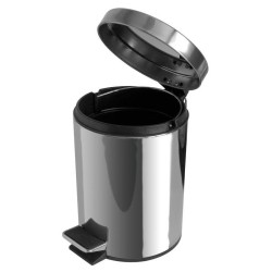 Papelera Pedal Inox Brillo 12 L. Compra accesorios de baño para colectividades en VenusCatalogo.com
