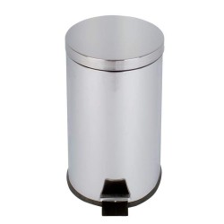 Papelera Pedal Inox Brillo 20 L. Compra accesorios de baño para colectividades en VenusCatalogo.com