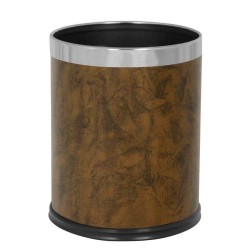 Papelera Efecto Bambú Simple Carcasa 10 L. Compra accesorios de baño para colectividades en VenusCatalogo.com