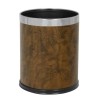 Papelera Efecto Bambú Simple Carcasa 10 L. Compra accesorios de baño para colectividades en VenusCatalogo.com