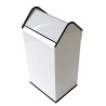 Papelera Rectangular Basculante Pintada 40 L. Compra accesorios de baño para colectividades en VenusCatalogo.com