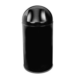 Papelera Push Negra 40 L. Compra accesorios de baño para colectividades en VenusCatalogo.com