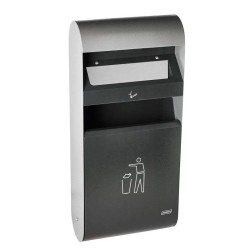 Cenicero Mural 3 L y Papelera Integrada 14 L . Compra accesorios de baño para colectividades en VenusCatalogo.com