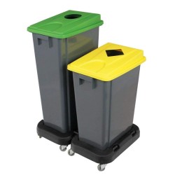 Contenedor Triselectivo (sin tapa) 60 L. Compra accesorios de baño para colectividades en VenusCatalogo.com