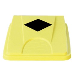 Tapa Amarilla Apertura Cuadrada. Compra accesorios de baño para colectividades en VenusCatalogo.com