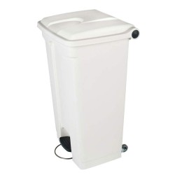 Contenedor a Pedal Plástico Tapa Varios Colores y Ruedas 90L. Compra accesorios de baño para colectividades en VenusCatalogo.com
