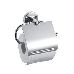 Portarrollos con Tapa Inox Brillo. Compra accesorios de baño para colectividades en VenusCatalogo.com