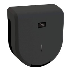 Portarrollos CLEANLINE 200 Negro. Compra accesorios de baño para colectividades en VenusCatalogo.com