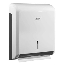 Dispensador Toallas CLEANLINE ZIG-ZAG ABS Blanco. Compra accesorios de baño para colectividades en VenusCatalogo.com