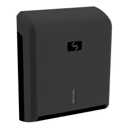 Dispensador Toallas CLEANLINE ZIG-ZAG Negro. Compra accesorios de baño para colectividades en VenusCatalogo.com