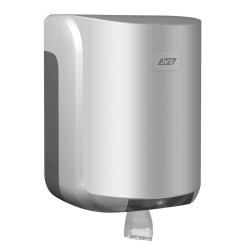 Dispensador de Papel Mecha Maxi CLEANLINE ABS Plateado. Compra accesorios de baño para colectividades en VenusCatalogo.com