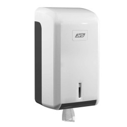 Dispensador de Papel Mecha Mini CLEANLINE ABS Blanco. Compra accesorios de baño para colectividades en VenusCatalogo.com