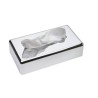 Dispensador Toallitas Faciales SANIBOX Rectangular Cromado. Compra accesorios de baño para colectividades en VenusCatalogo.com
