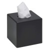 Dispensador Toallitas Faciales SANIBOX Cuadrado Negro Mate. Compra accesorios de baño para colectividades en VenusCatalogo.com