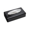 Dispensador Toallitas Faciales SANIBOX Rectangular Negro. Compra accesorios de baño para colectividades en VenusCatalogo.com