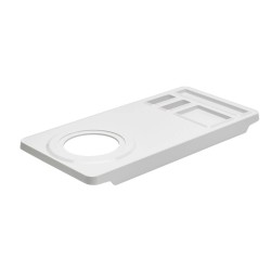 Bandeja MAESTRO Perforada Blanca. Compra accesorios de baño para colectividades en VenusCatalogo.com