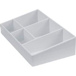 Bandeja de Bolsitas ZEN LINE Blanca. Compra accesorios de baño para colectividades en VenusCatalogo.com