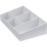 Bandeja de Bolsitas ZEN LINE Blanca. Compra accesorios de baño para colectividades en VenusCatalogo.com
