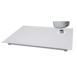 Bandeja Principal Perforada ZEN LINE Blanca. Compra accesorios de baño para colectividades en VenusCatalogo.com