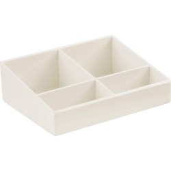 Bandeja Pequeña de Bolsitas ZEN LINE Marfil. Compra accesorios de baño para colectividades en VenusCatalogo.com