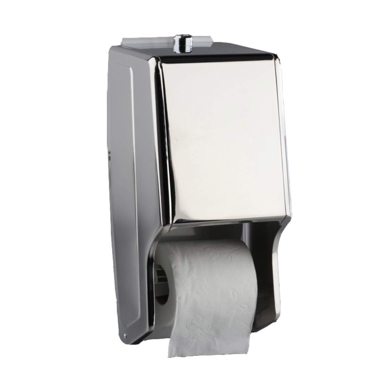 Portarrollos doble INOX. Compra accesorios de baño para colectividades en VenusCatalogo.com